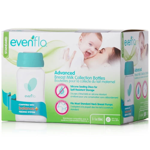 Evenflo Advanced Milk Collection Bottles (6-Count)