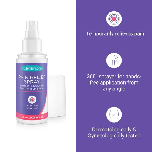 Lansinoh Post-Birth Lidocaine Spray