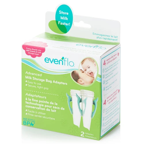 Evenflo Advanced Milk Storage Bag Adapters