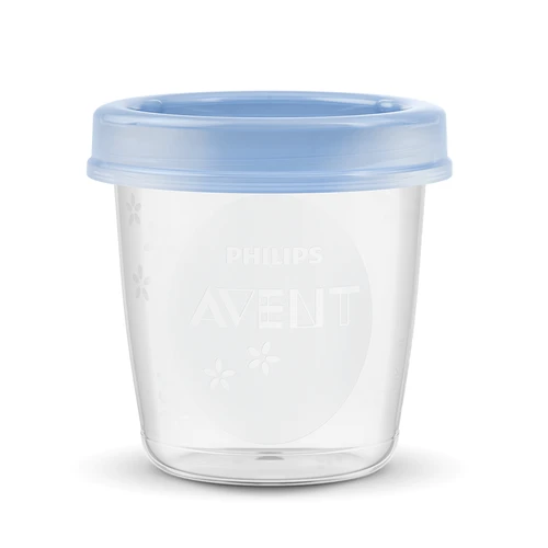 Philips Avent Breast Milk Storage Cups And Lids, 6 Oz. (10-Count)